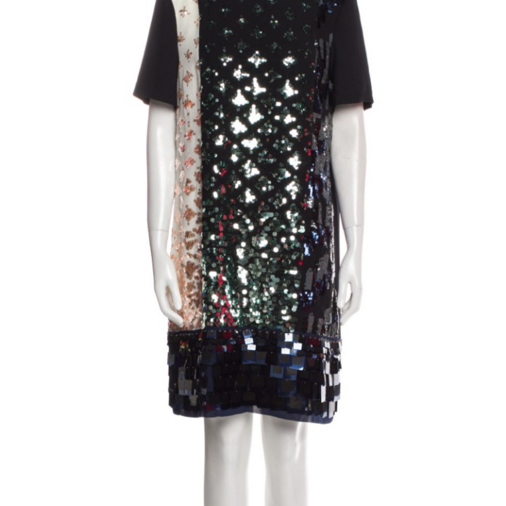 Colorful Sequin Shift Dress